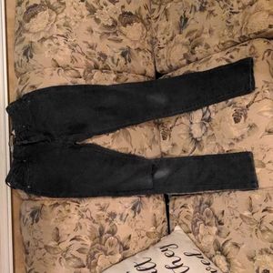 Hybrid, size 1, black holy jeans